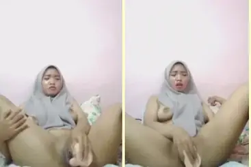 Sidqia Jilbab Toge Colmek Versi Dirumah Sendiri